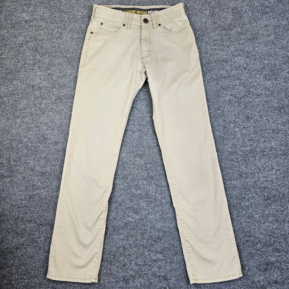 Lee Extreme Motion MVP Straight Fit Tapered Leg Pants Men's 29x32‎ Tan Khaki